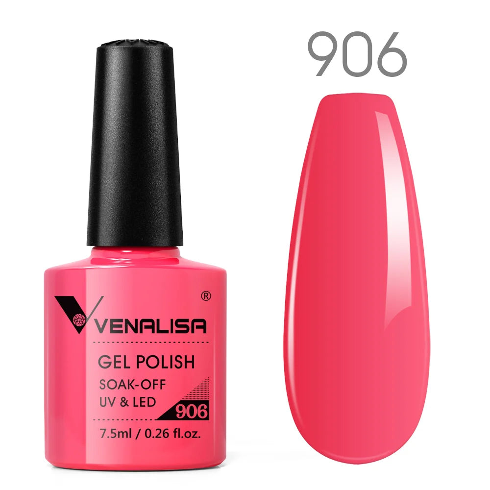 Vernis gel pour ongles Venalisa – Sans HEMA ni TPO - pour manucure estivale – Couvrance totale