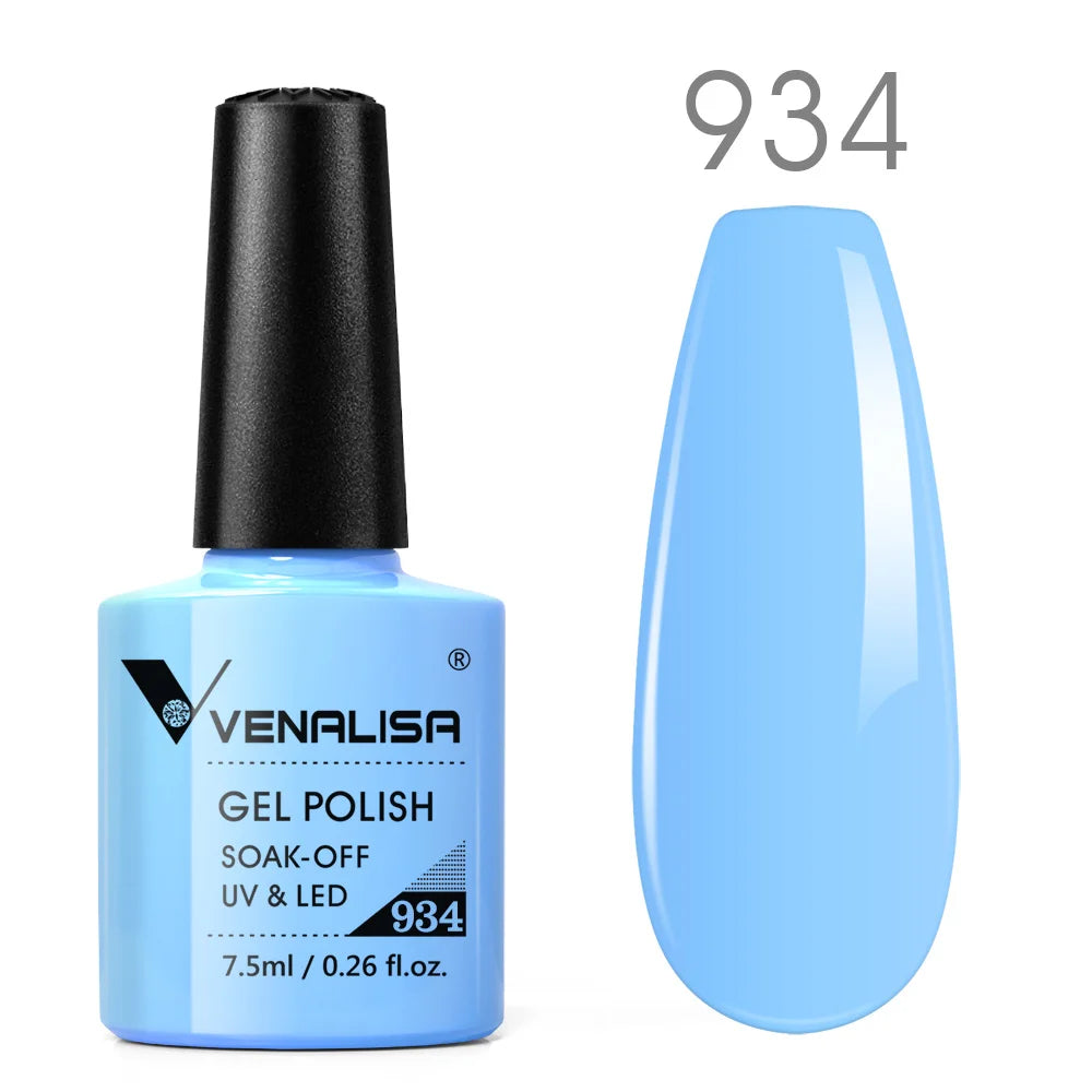 Vernis gel pour ongles Venalisa – Sans HEMA ni TPO - pour manucure estivale – Couvrance totale