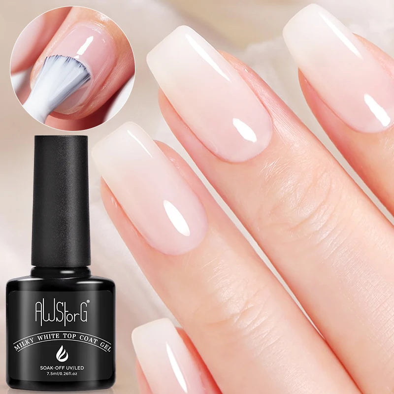 AWStorG Vernis Gel Magnétique Œil de Chat en Verre 7,5ml – Couverture Totale, Semi-Permanent, Manucure Sublime