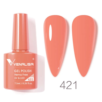 Vernis gel pour ongles Venalisa – Sans HEMA ni TPO - pour manucure estivale – Couvrance totale