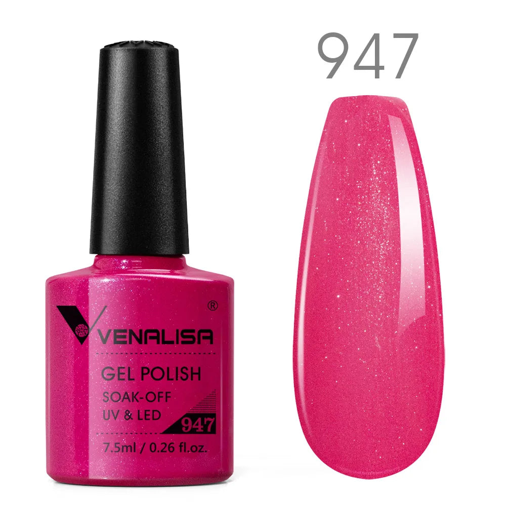Vernis gel pour ongles Venalisa – Sans HEMA ni TPO - pour manucure estivale – Couvrance totale