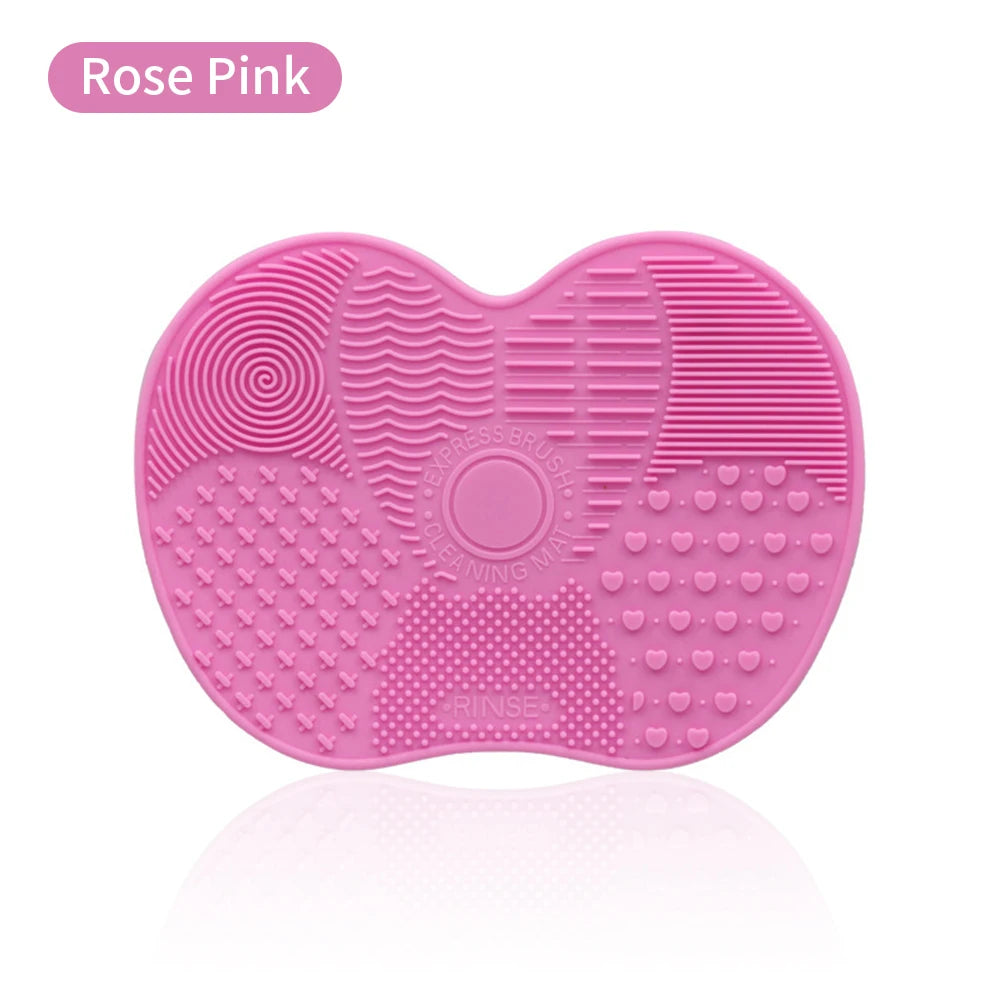 Tapis Nettoyant en Silicone pour Pinceaux Maquillage – Nettoyage Professionnel Fard & Fond de Teint