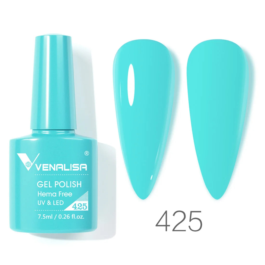 Vernis gel pour ongles Venalisa – Sans HEMA ni TPO - pour manucure estivale – Couvrance totale