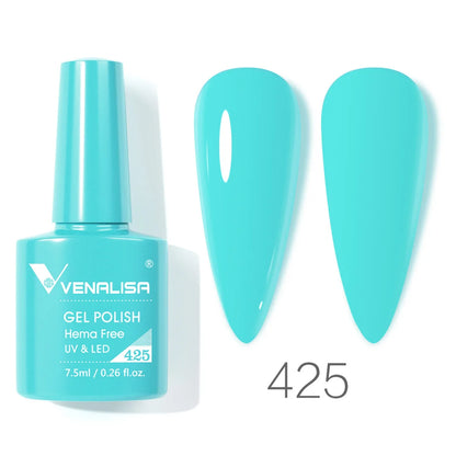 Vernis gel pour ongles Venalisa – Sans HEMA ni TPO - pour manucure estivale – Couvrance totale
