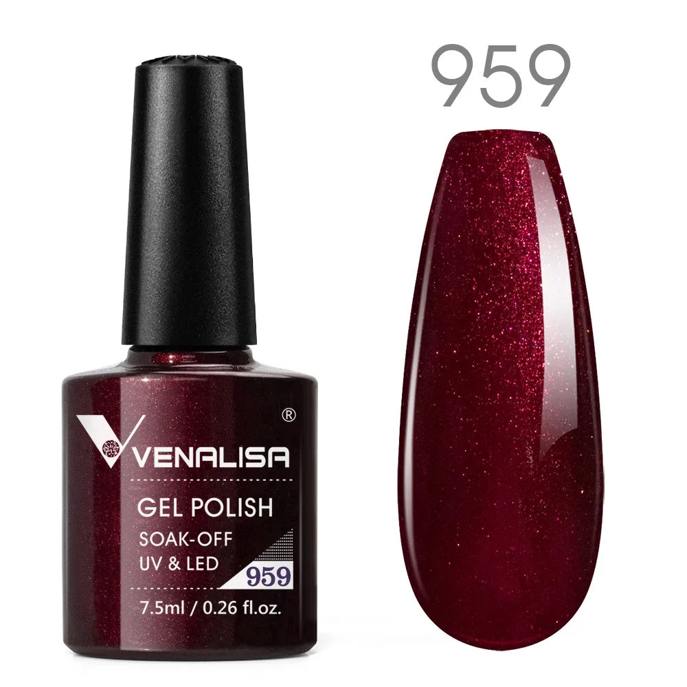 Vernis gel pour ongles Venalisa – Sans HEMA ni TPO - pour manucure estivale – Couvrance totale
