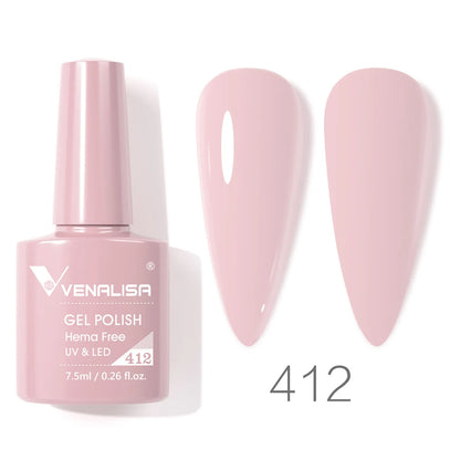 Vernis gel pour ongles Venalisa – Sans HEMA ni TPO - pour manucure estivale – Couvrance totale