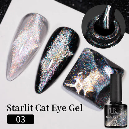 AWStorG Vernis Gel Magnétique Œil de Chat en Verre 7,5ml – Couverture Totale, Semi-Permanent, Manucure Sublime