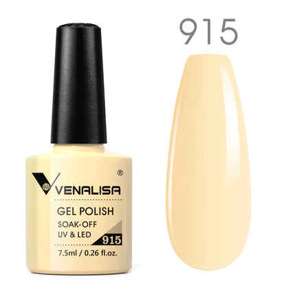 Vernis gel pour ongles Venalisa – Sans HEMA ni TPO - pour manucure estivale – Couvrance totale
