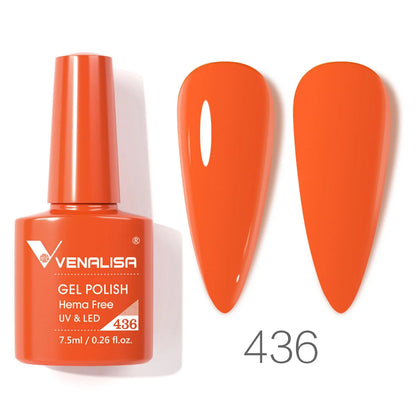 Vernis gel pour ongles Venalisa – Sans HEMA ni TPO - pour manucure estivale – Couvrance totale