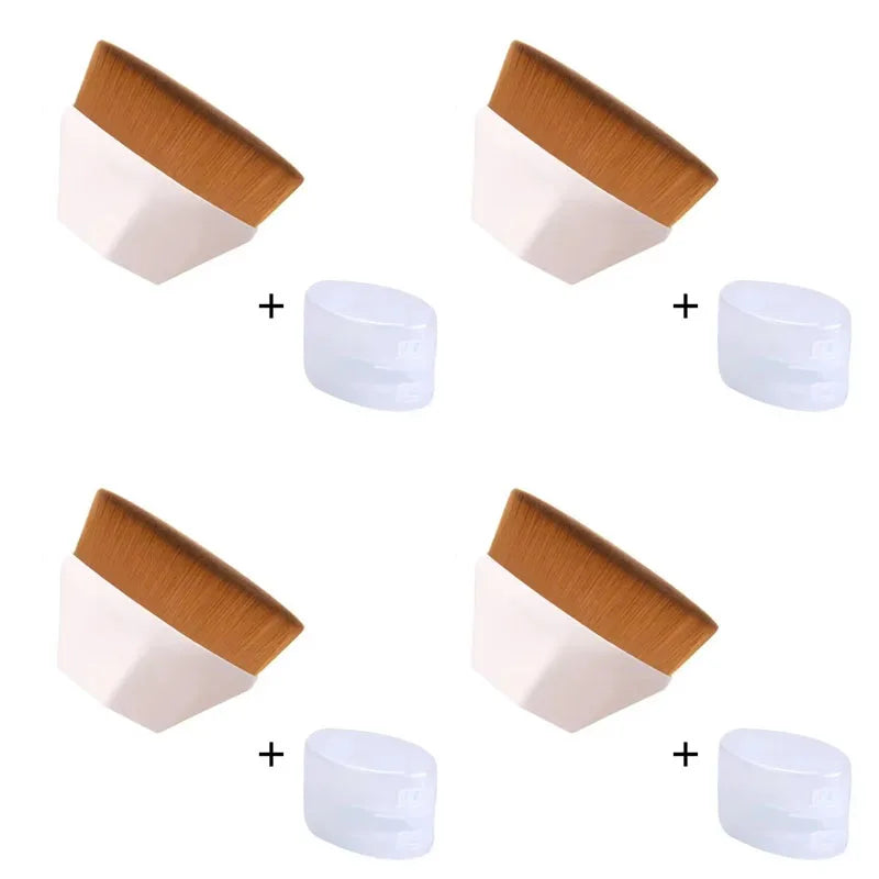 Pinceaux Maquillage Professionnels – Fond de Teint, Blush & Poudre (1 à 4 pcs)