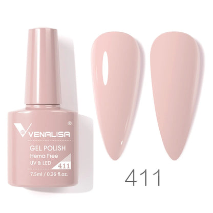 Vernis gel pour ongles Venalisa – Sans HEMA ni TPO - pour manucure estivale – Couvrance totale