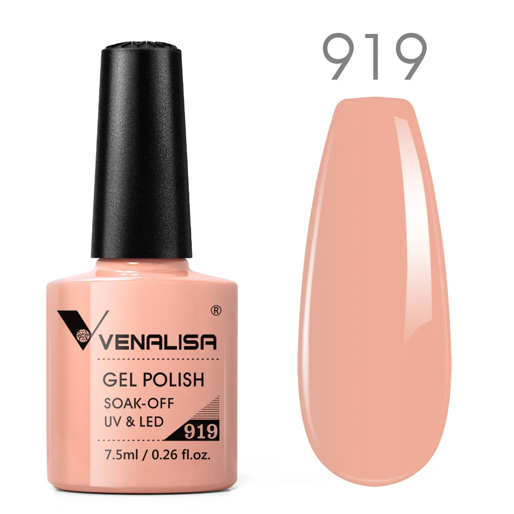 Vernis gel pour ongles Venalisa – Sans HEMA ni TPO - pour manucure estivale – Couvrance totale