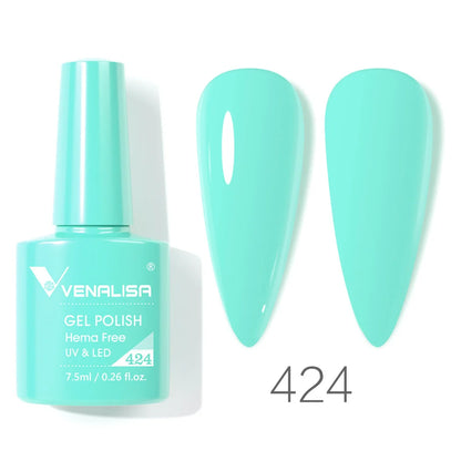 Vernis gel pour ongles Venalisa – Sans HEMA ni TPO - pour manucure estivale – Couvrance totale