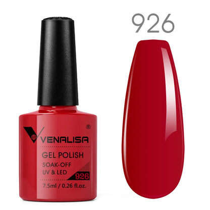 Vernis gel pour ongles Venalisa – Sans HEMA ni TPO - pour manucure estivale – Couvrance totale