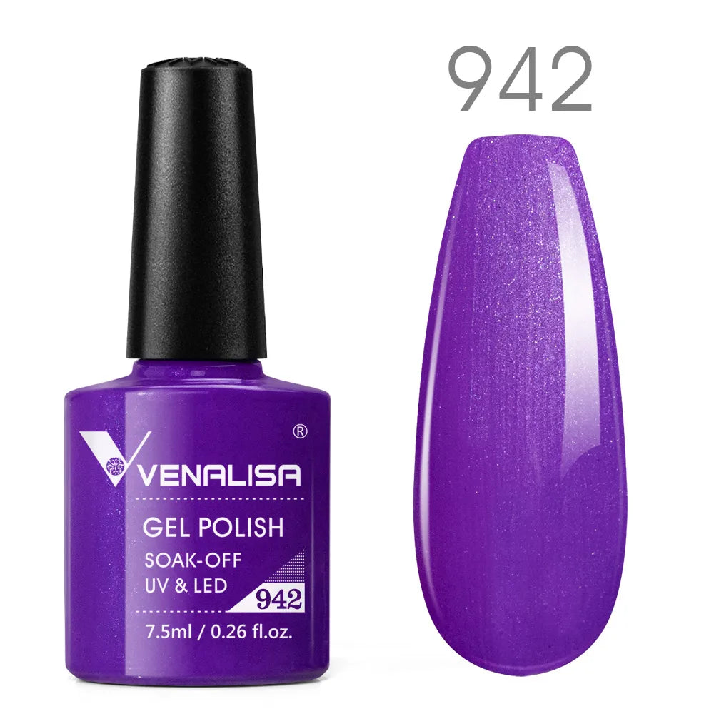 Vernis gel pour ongles Venalisa – Sans HEMA ni TPO - pour manucure estivale – Couvrance totale