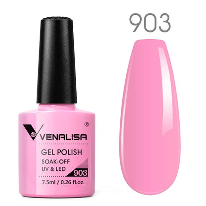 Vernis gel pour ongles Venalisa – Sans HEMA ni TPO - pour manucure estivale – Couvrance totale