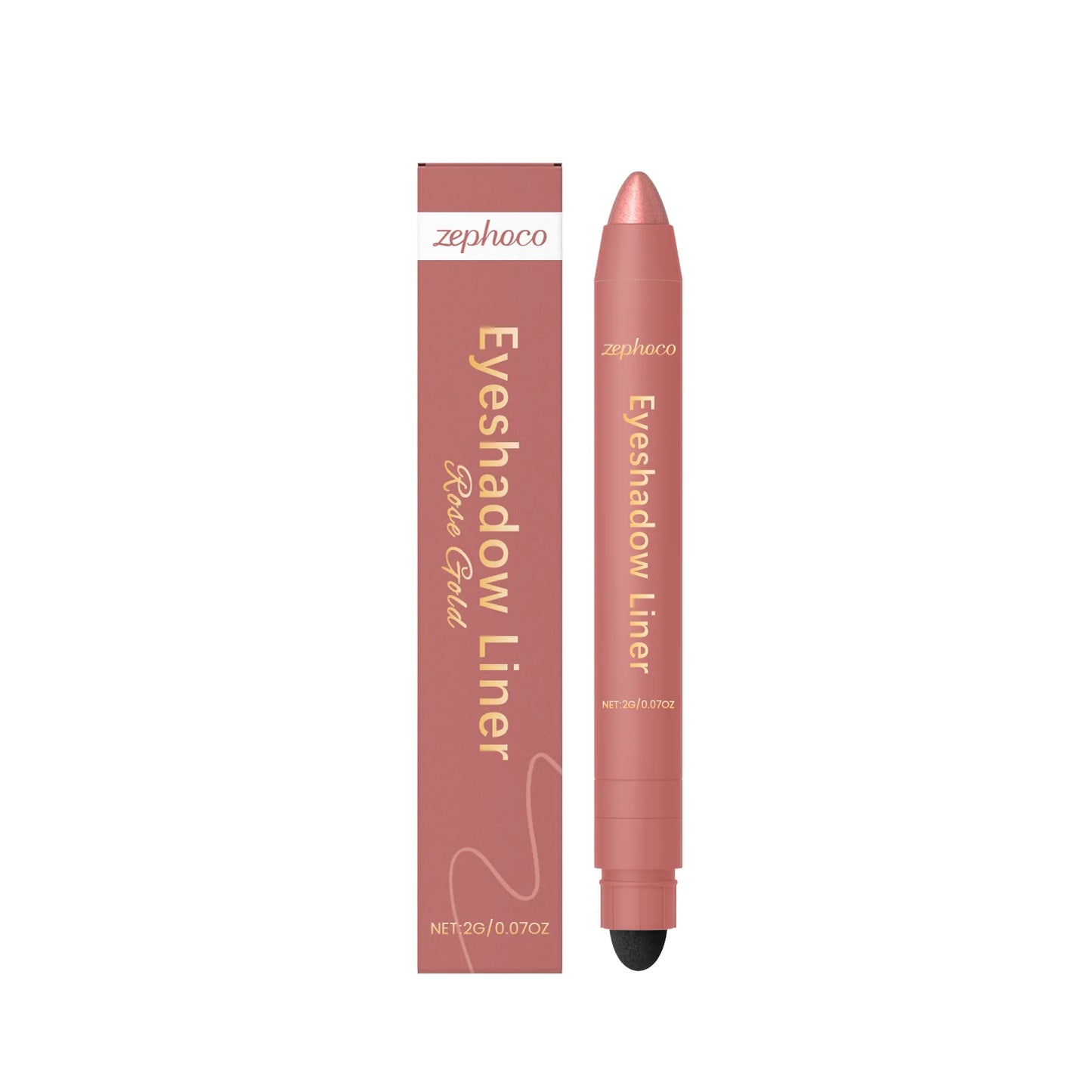 Crayon Eyeliner 2-en-1 Waterproof – Sèche Vite, Longue Tenue & Effet Smoky