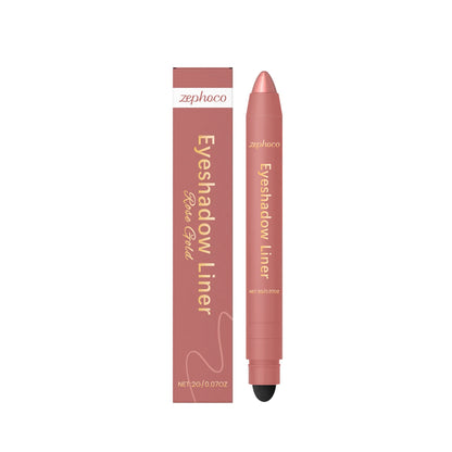 Crayon Eyeliner 2-en-1 Waterproof – Sèche Vite, Longue Tenue & Effet Smoky