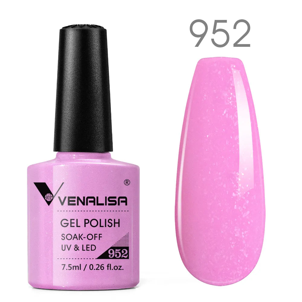 Vernis gel pour ongles Venalisa – Sans HEMA ni TPO - pour manucure estivale – Couvrance totale