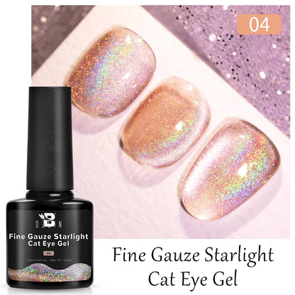 AWStorG Vernis Gel Magnétique Œil de Chat en Verre 7,5ml – Couverture Totale, Semi-Permanent, Manucure Sublime