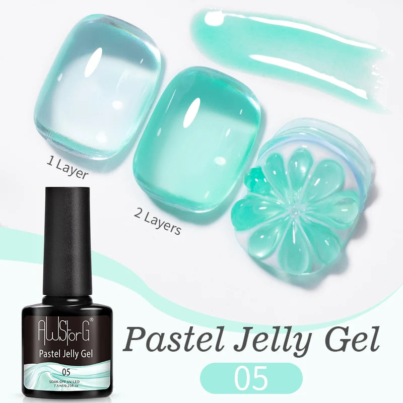 AWStorG Vernis Gel Magnétique Œil de Chat en Verre 7,5ml – Couverture Totale, Semi-Permanent, Manucure Sublime